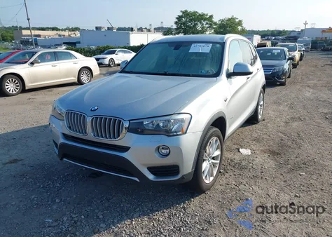 2016 BMW X3 xDrive28I из США, поврежденный, VIN 5UXWX9C50G0D66442